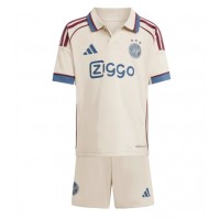 Ajax Kasper Dolberg #9 Tredjedraktsett Barn 2025-26 Kortermet (+ Korte bukser)
